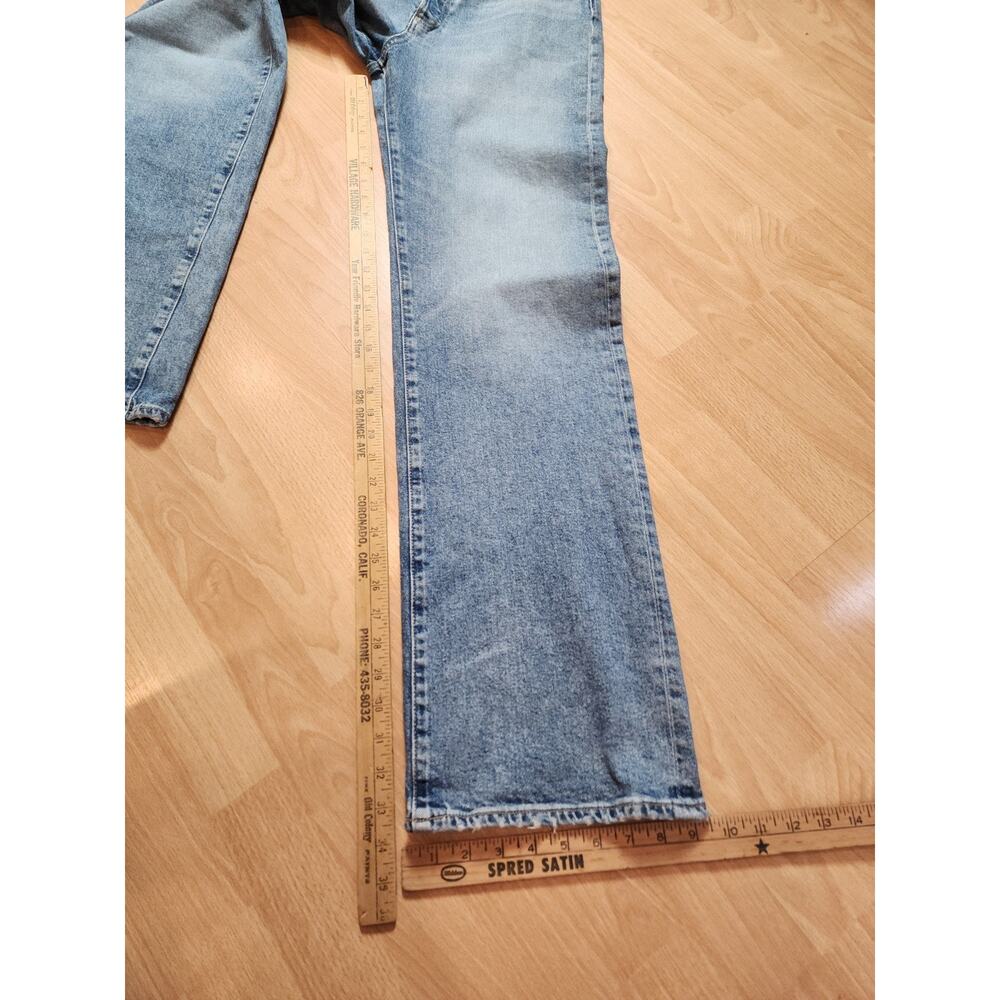Paige Sawyer Wide Leg Jeans Vanda Distressed Button Fly Women's Size 29 Size 8 - Picture 16 of 16